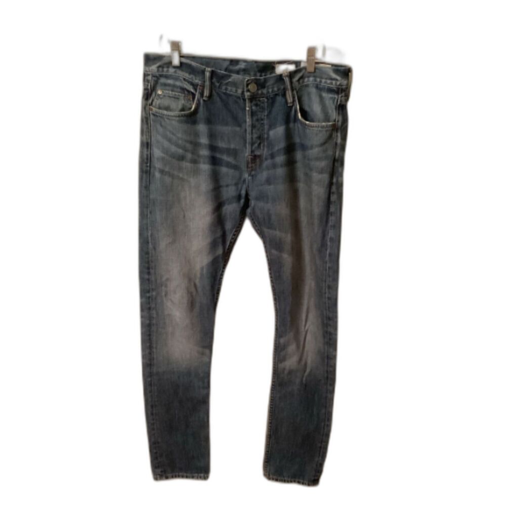 All Saints Men’s Cigarette Skinny Fit Jeans size 33 button fly